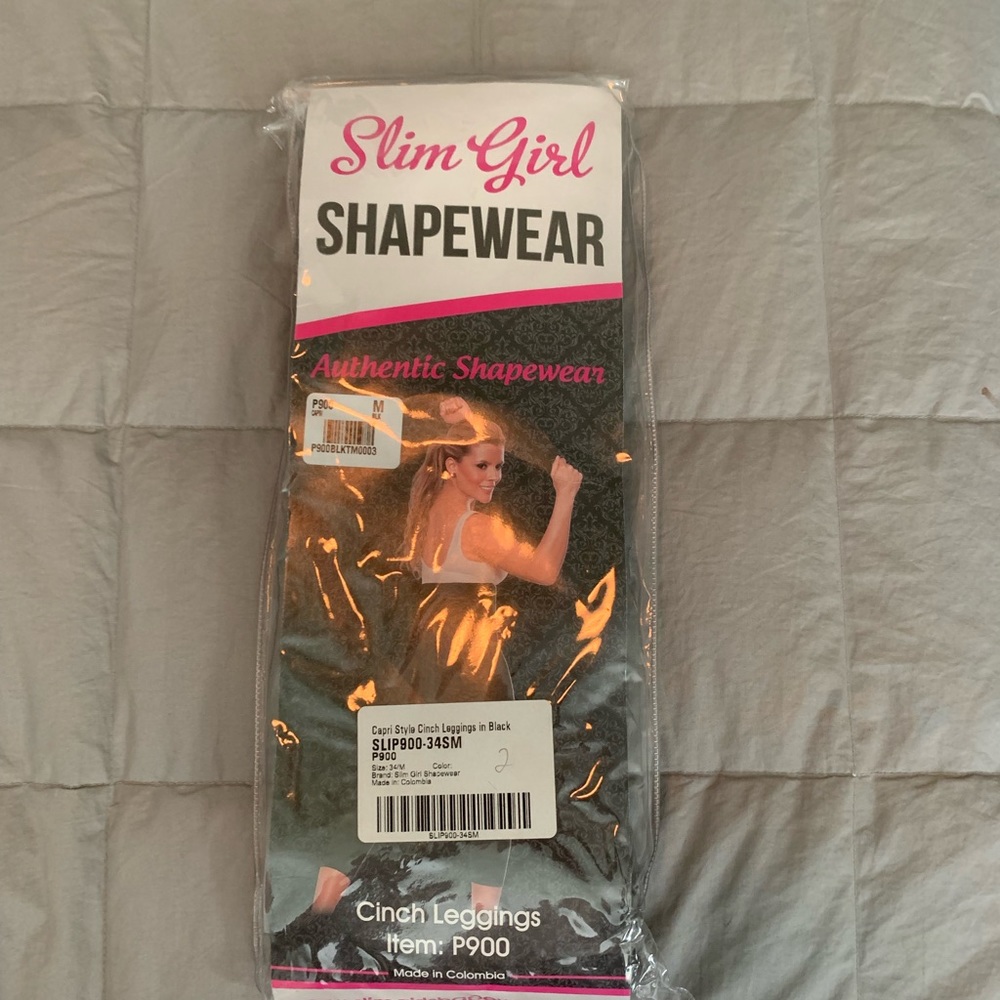 Slim Girl Capri Style Cinch Leggings Shapewear